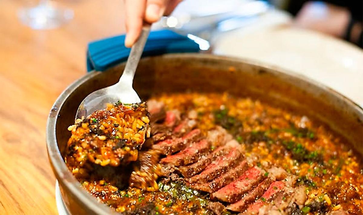Un arroz especial en El Disparate Sevilla, uno de los restaurantes seleccionados.
