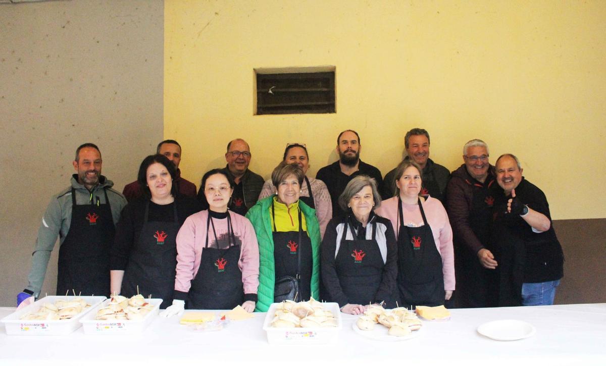 Miembros de AZAR, en Santo Domingo de la Calzada.