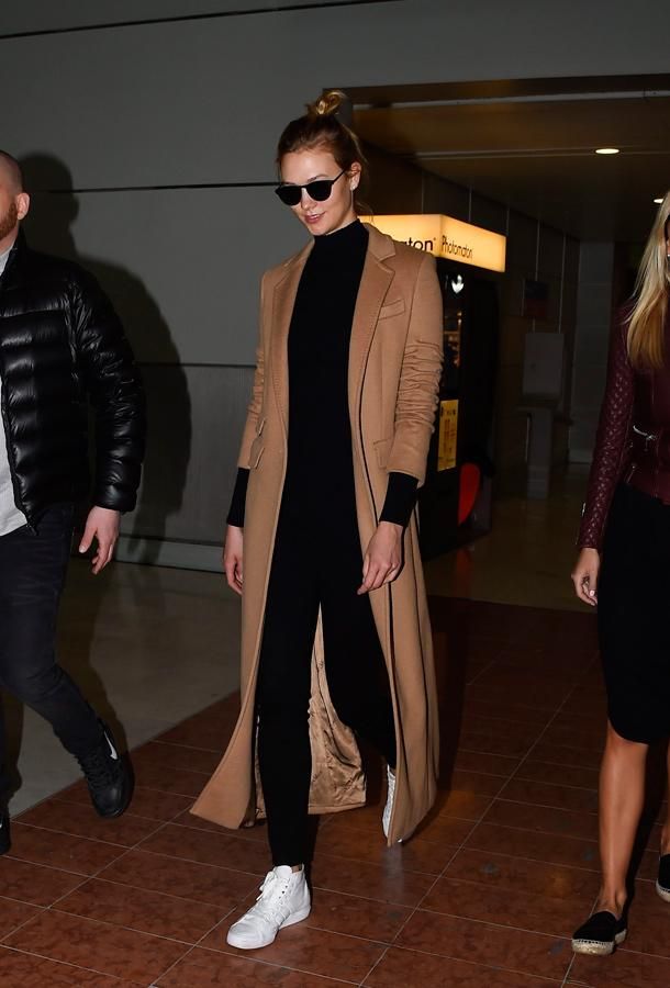 Abrigo Camel: Karlie Kloss