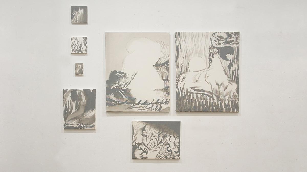 Algunas obras de la próxima exposición de Eduardo Infante en Casa Bancal