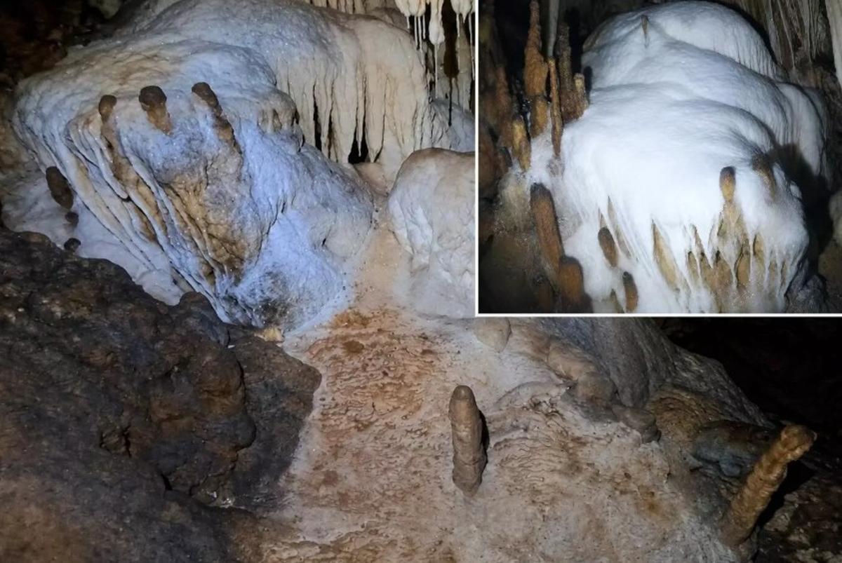 In einer Höhle auf Mallorca.