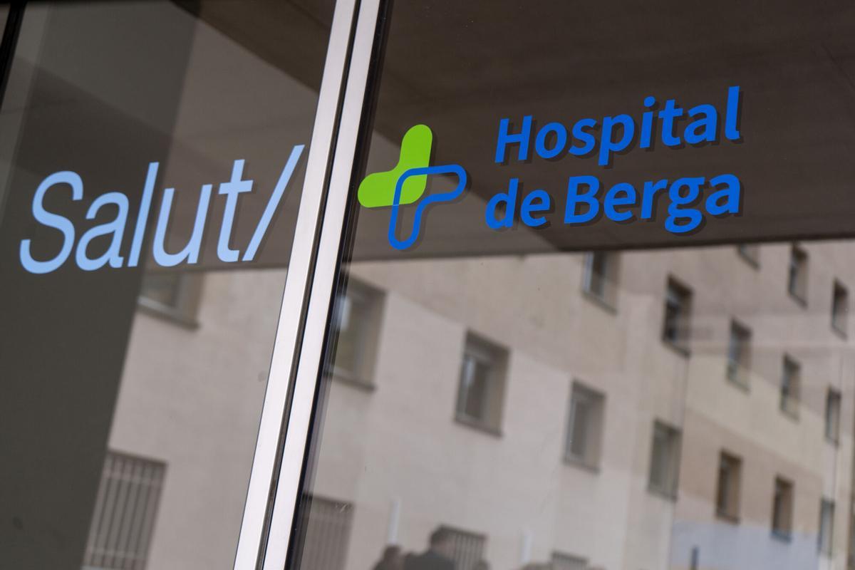 Un dels accessos a l'Hospital de Berga