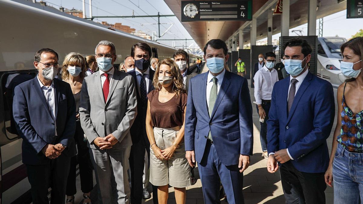 Inauguración de la estación de Otero de Sanabria.