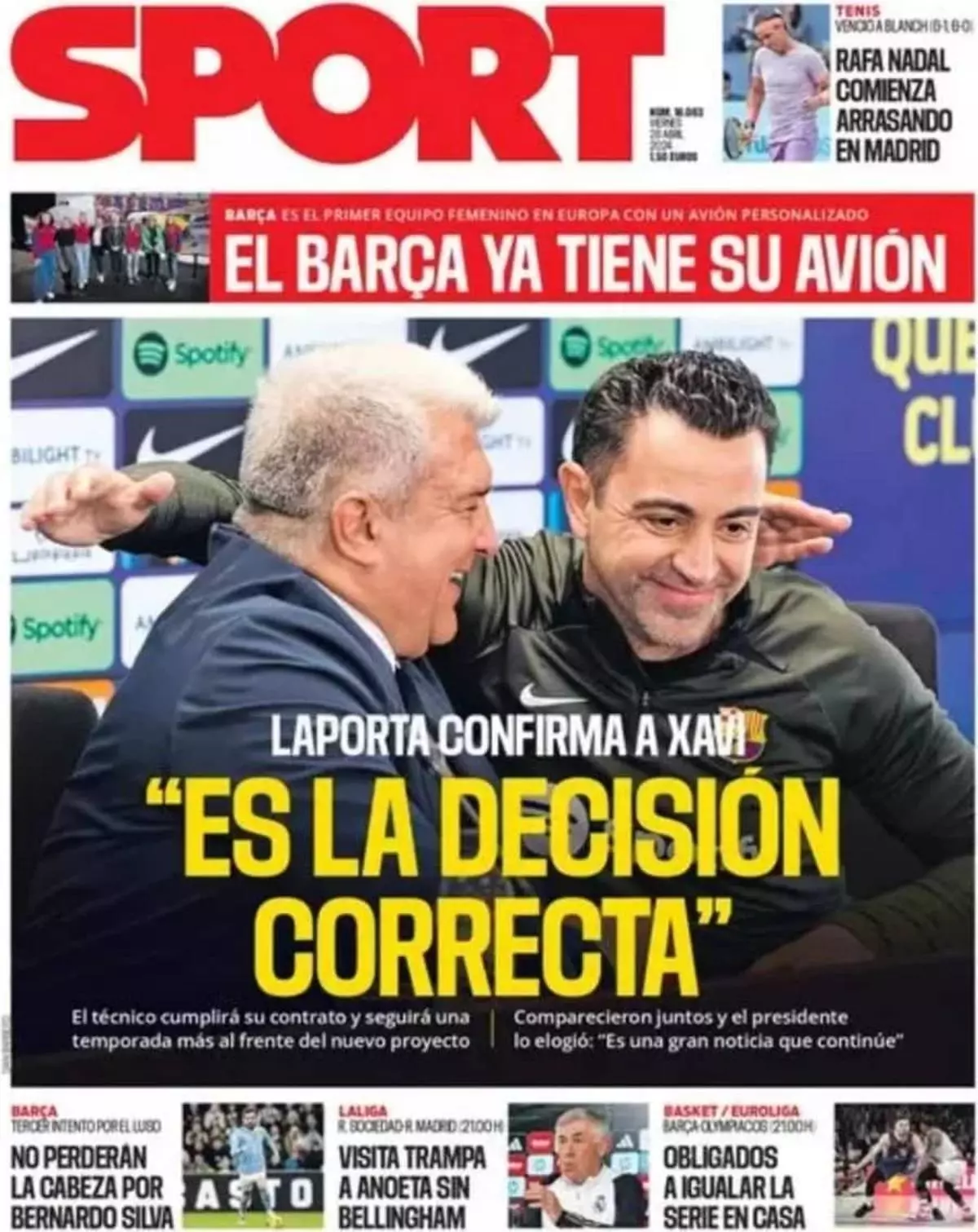 Las portadas de los periódicos deportivos de hoy, viernes 26 de abril