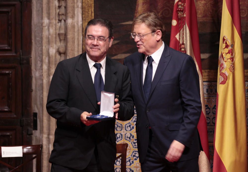 Acto institucional por el 9 d'Octubre en el Palau de la Generalitat