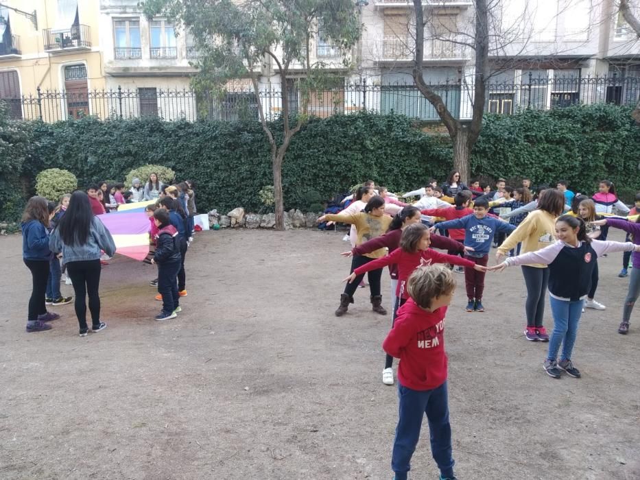 Celebración del Día de la Paz en Alcoy.