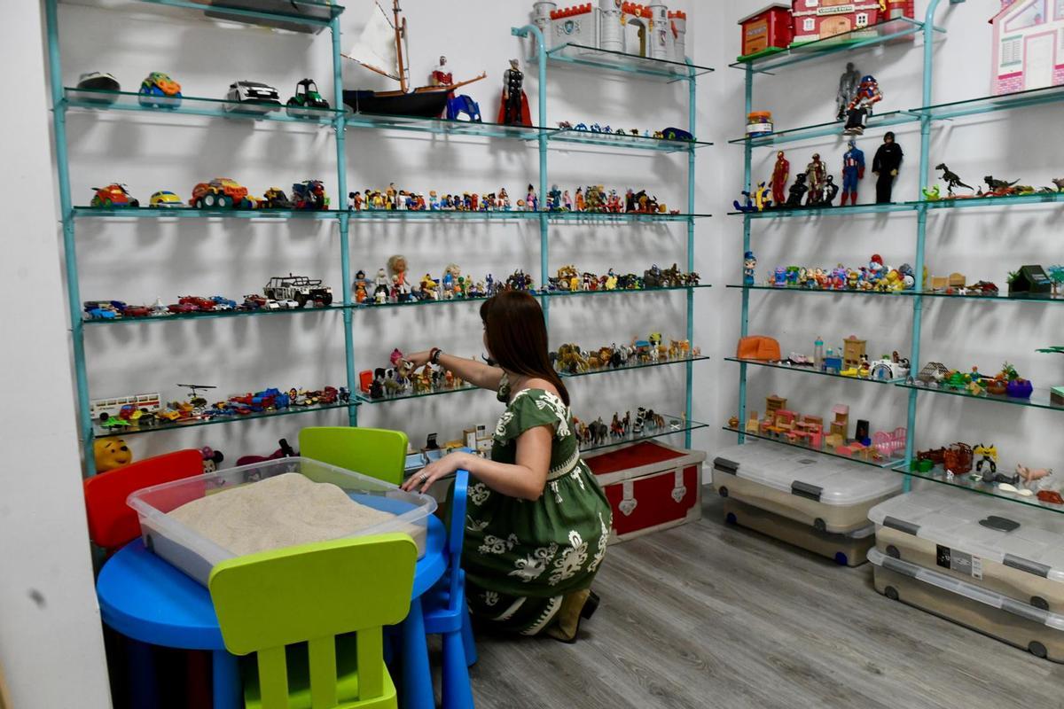 Una de las salas en las que la Fundación Albores realiza terapia con los menores.