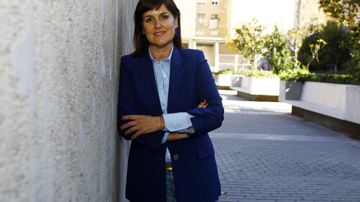 Elena Allué, cesada este martes como directora general de Turismo del Gobierno de Aragón, tras enfrentarse al presidente del PAR, Arturo Aliaga, en el XV congreso.
