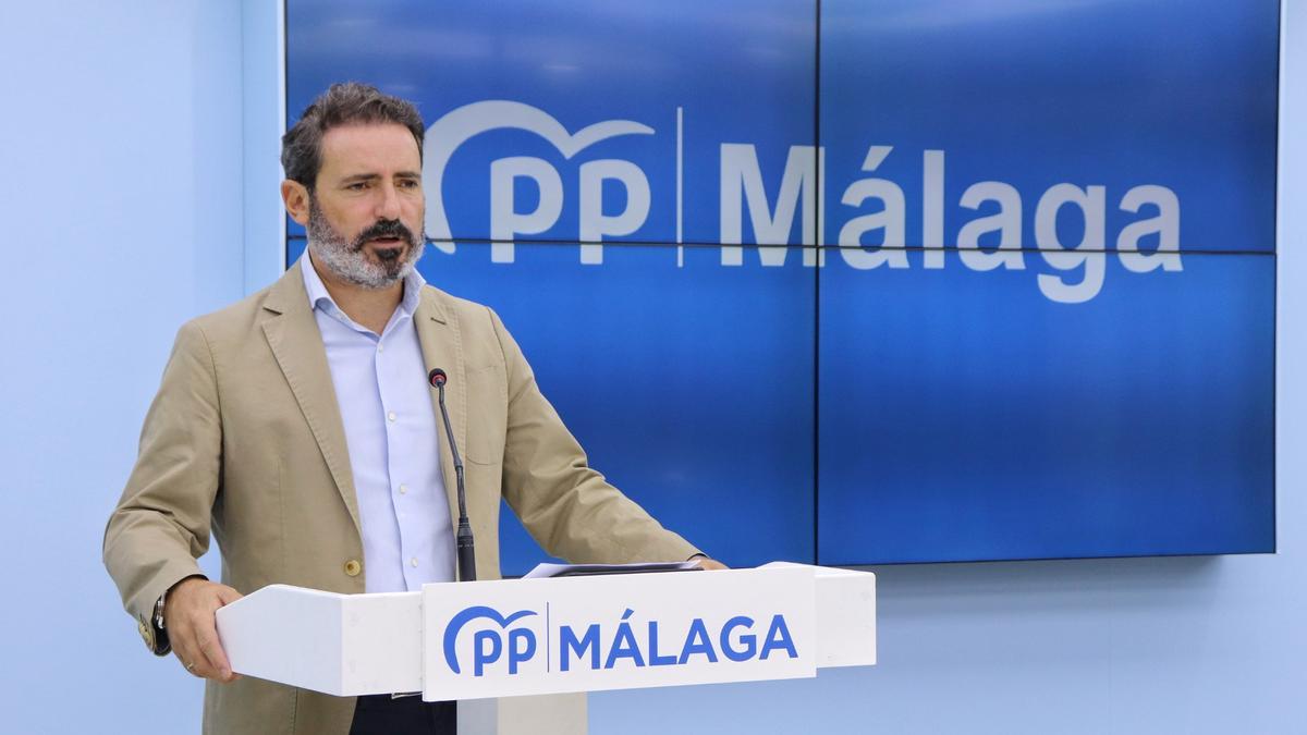 El secretario general del PP de Málaga, José Ramón Carmona.