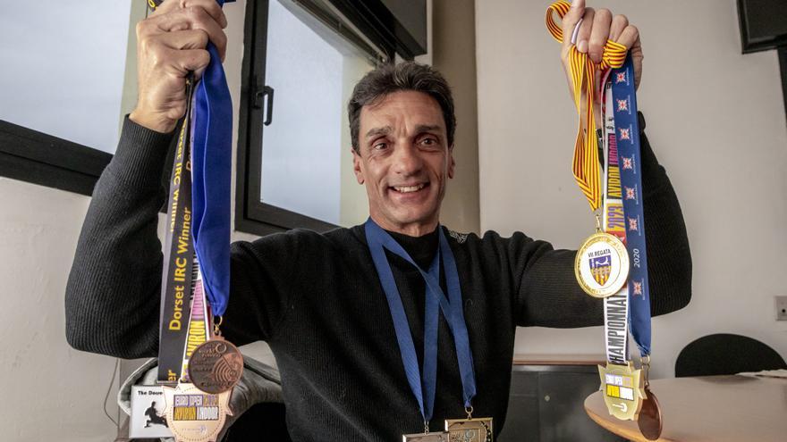 Germán Rendo, un bicampeón del mundo de remo indoor desde su salón