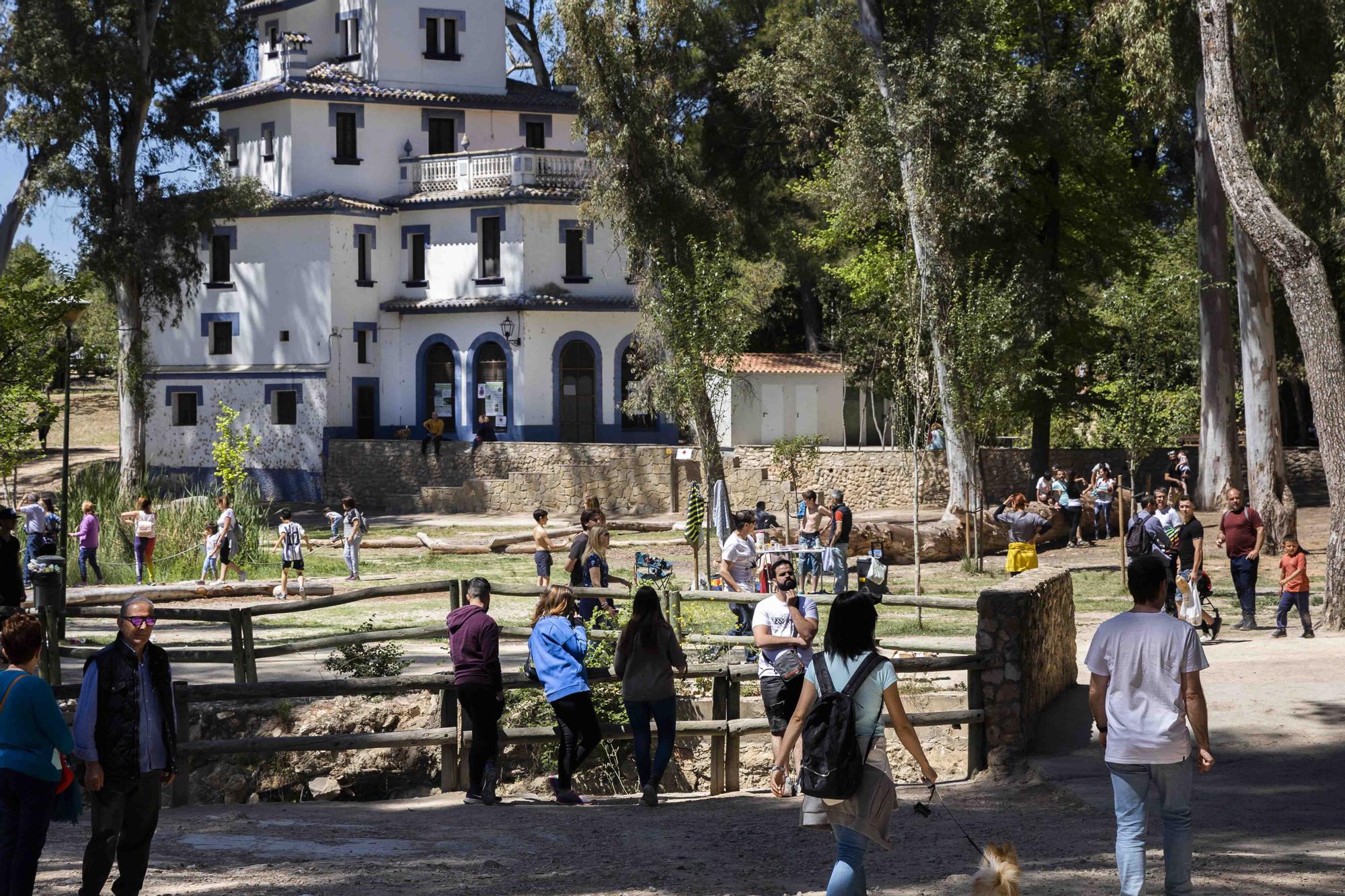 El día de San Vicente Ferrer en el parque de San Vicente de Lliria