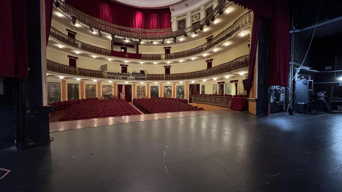 Interior del Teatro Leal.