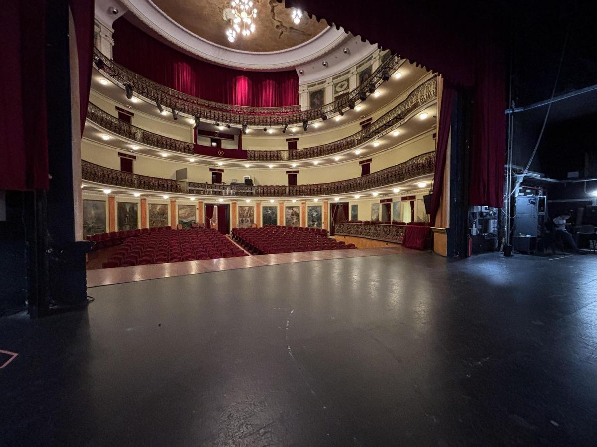 Interior del Teatro Leal.