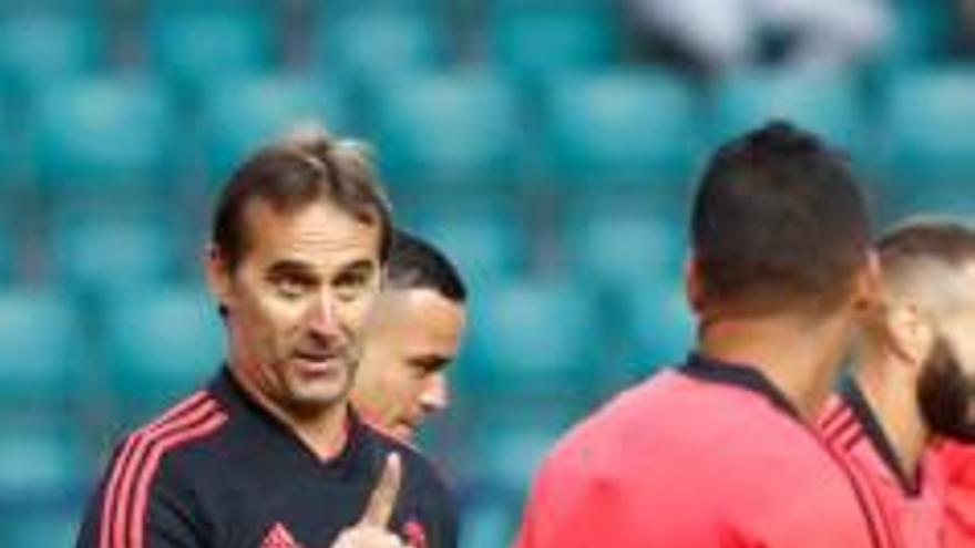 Lopetegui preparant la final