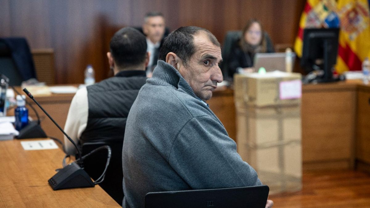 Alfonso Tomás G. G., en una de las sesiones del juicio que se celebró el pasado mes de enero en la Audiencia Provincial de Zaragoza.