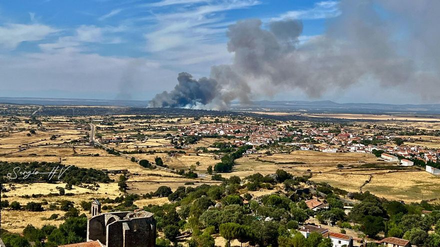 Video | Declarado un nuevo incendio de nivel 1 en Trujillo