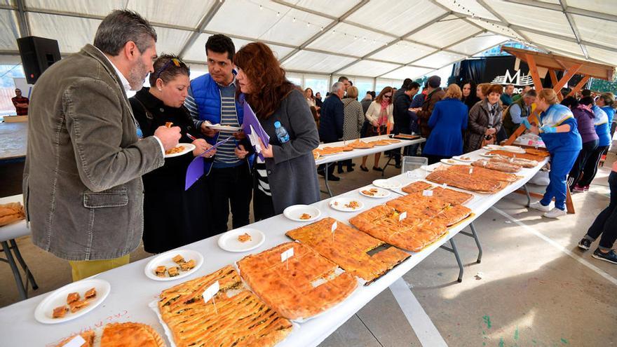 Un momento de la fiesta de la empanada de Pontevedra // G. Santos