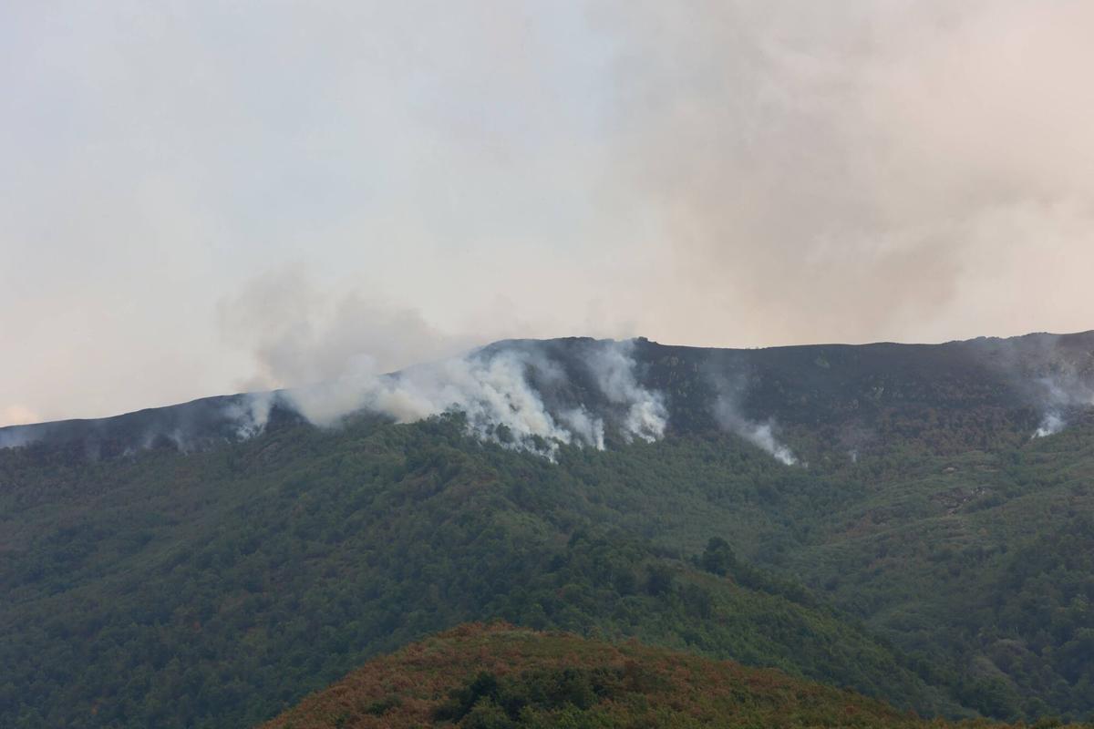 EN IMÁGENES: Los incendios en Asturias, bajo control gracias a la ...