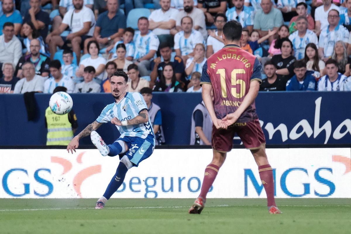 Joaquín Muñoz viene siendo fundamental en los últimos meses del Málaga CF.