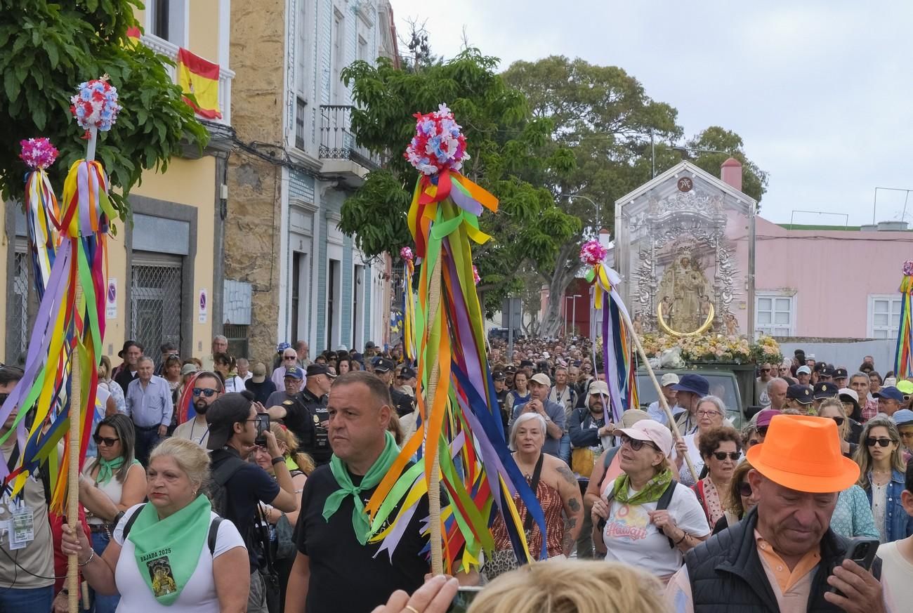 El regreso de la Virgen del Pino a Teror, en imágenes