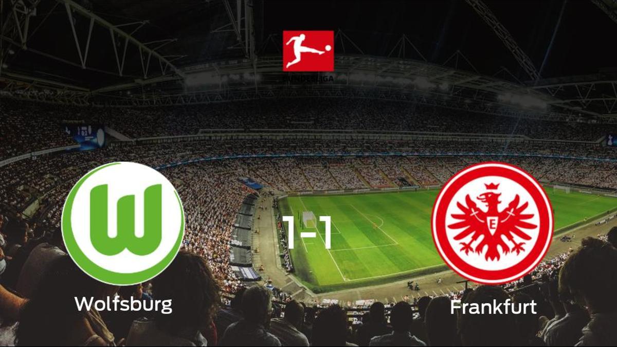 El VfL Wolfsburg y el Eintracht Frankfurt reparten los puntos tras empatar a uno