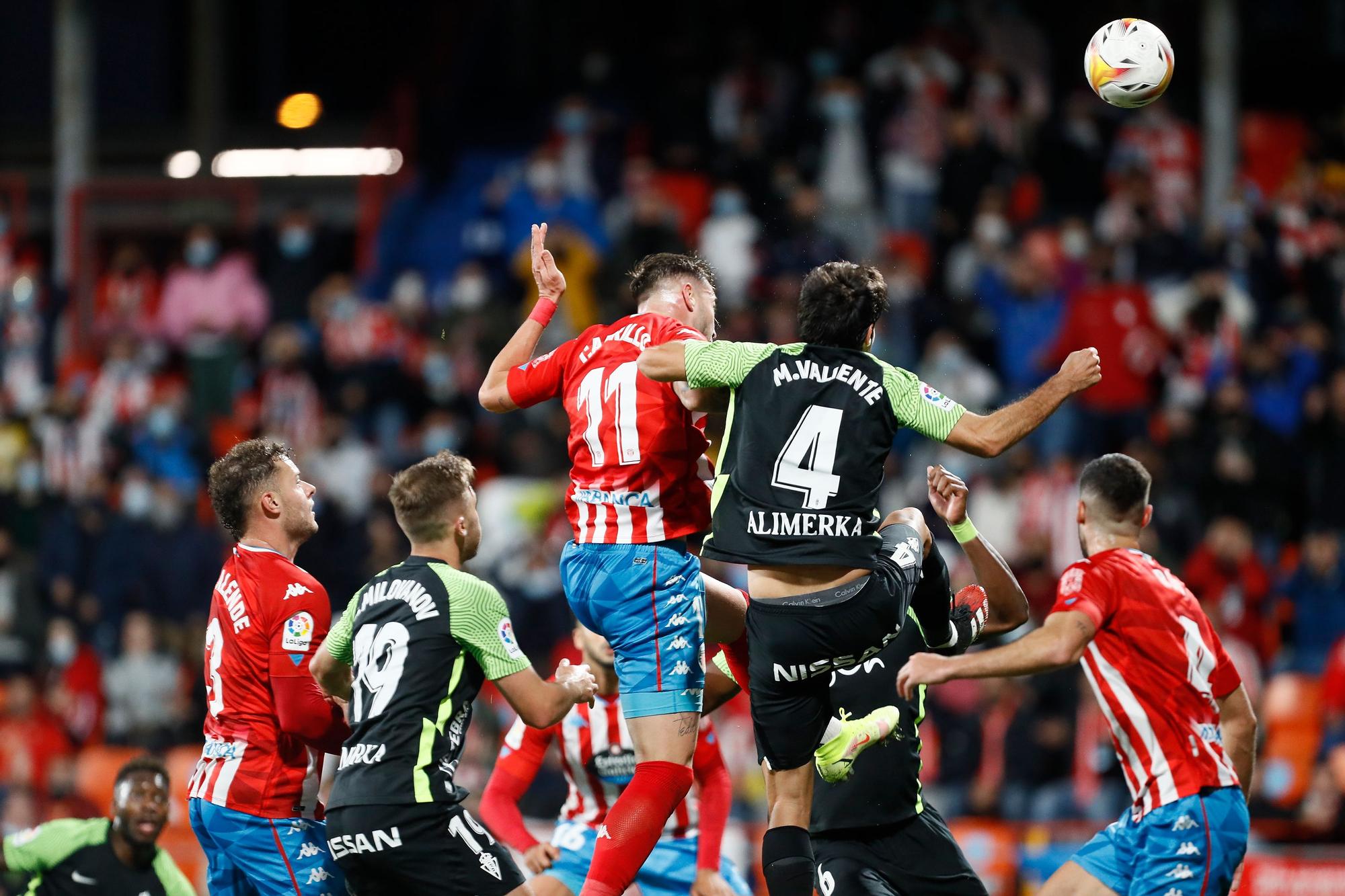 El partido del Sporting ante el Lugo, en imágenes