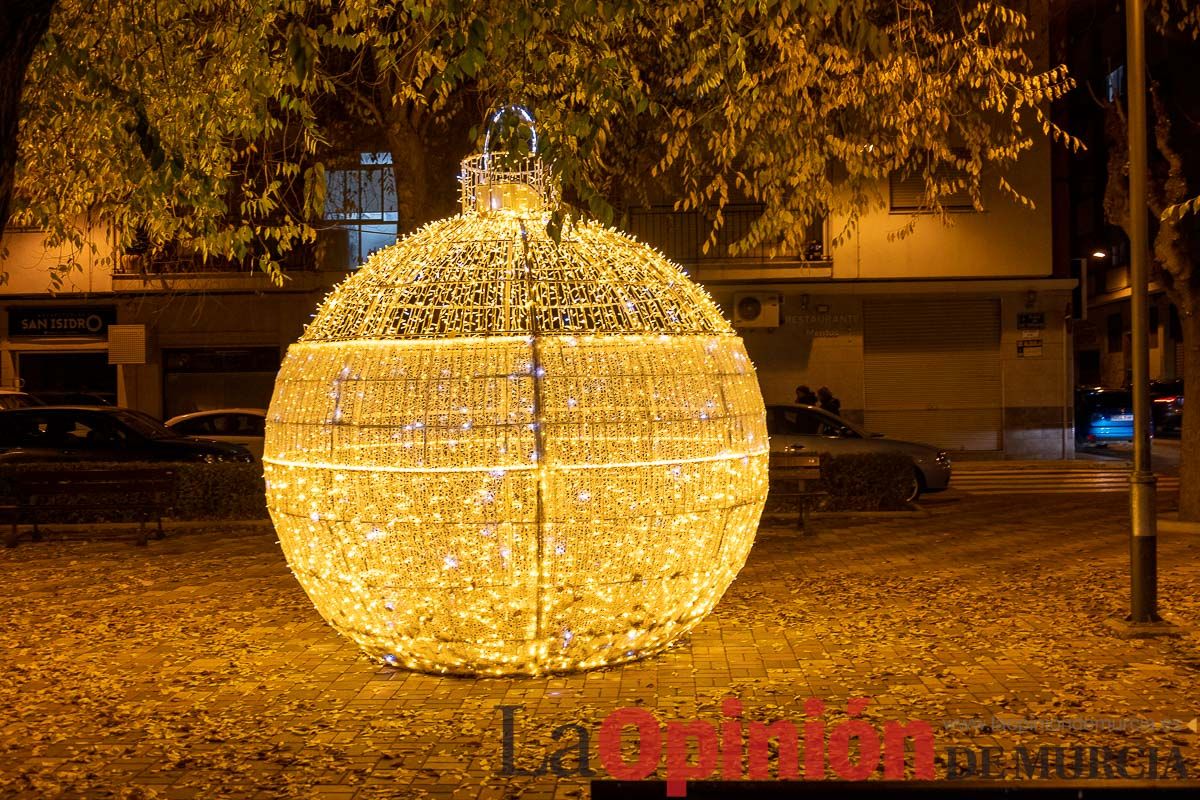 Encendido de luces de Navidad en Caravaca