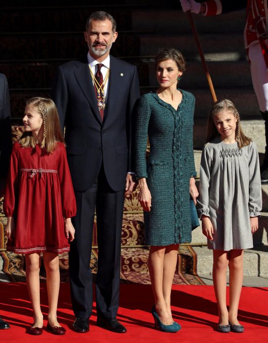 Leonor y Sofía, protagonistas en el Congreso