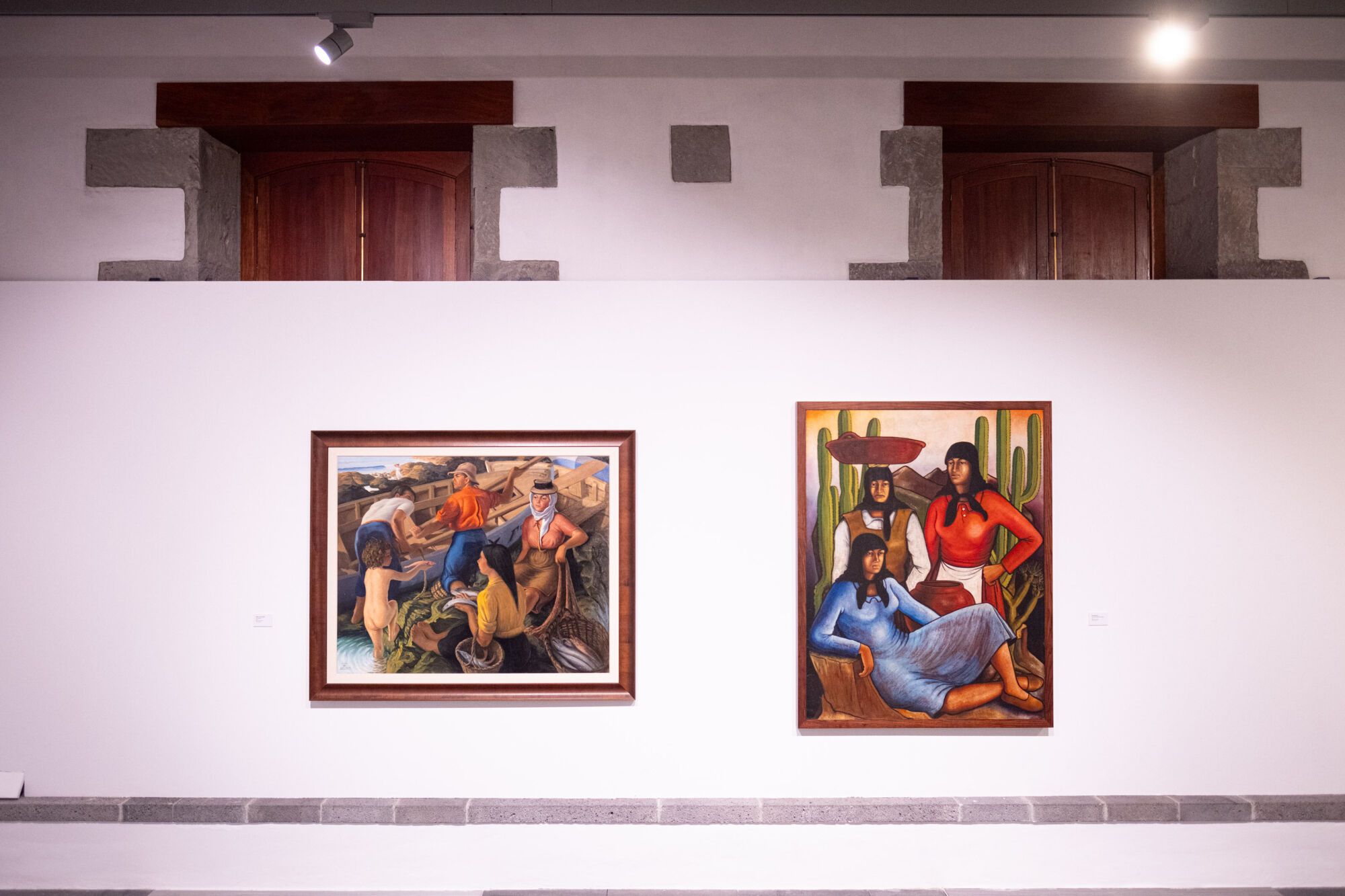 Inauguración de la exposición 'Raíces. Colección de Arte CajaCanarias'