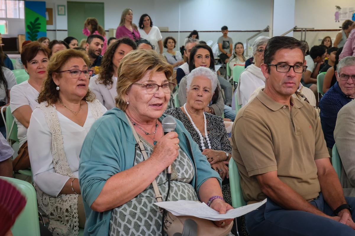 María Domínguez, maestra durante 34 años en el Santa Engracia.