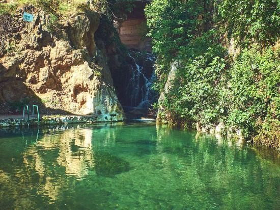 Las piscinas naturales de Canales, en Letur