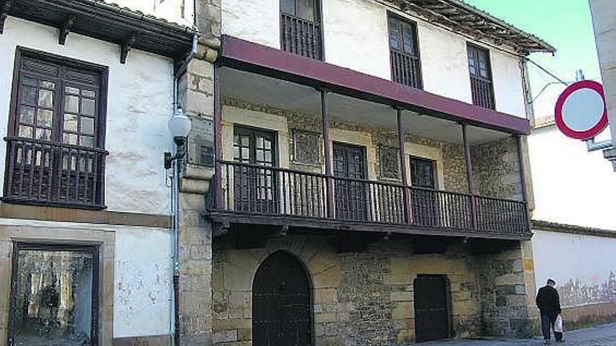 La casa de los Hevia, en Villaviciosa.