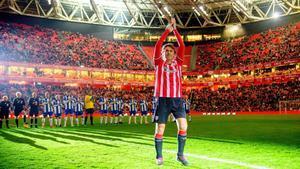 Julen Guerrero, en un homenaje con el Athletic Club