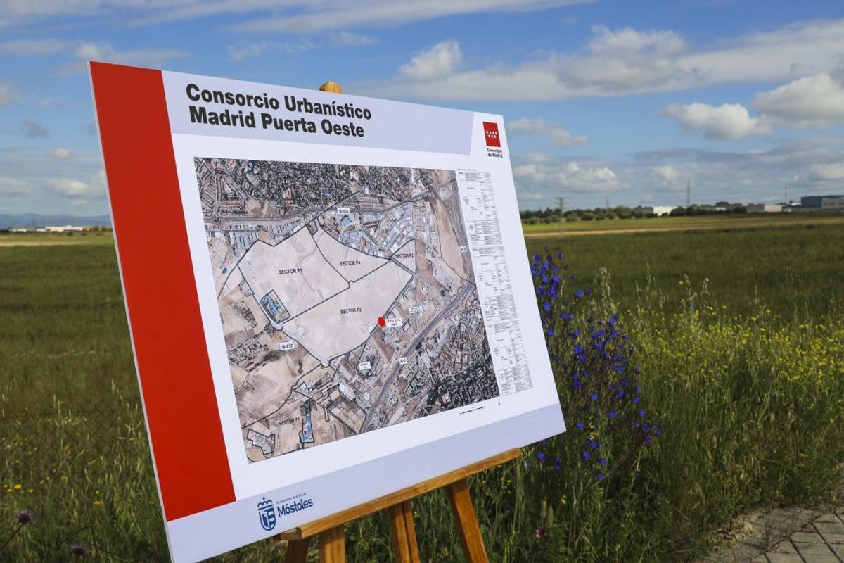 Plan del nuevo consorcio urbanístico de Madrid Puerta Oeste.