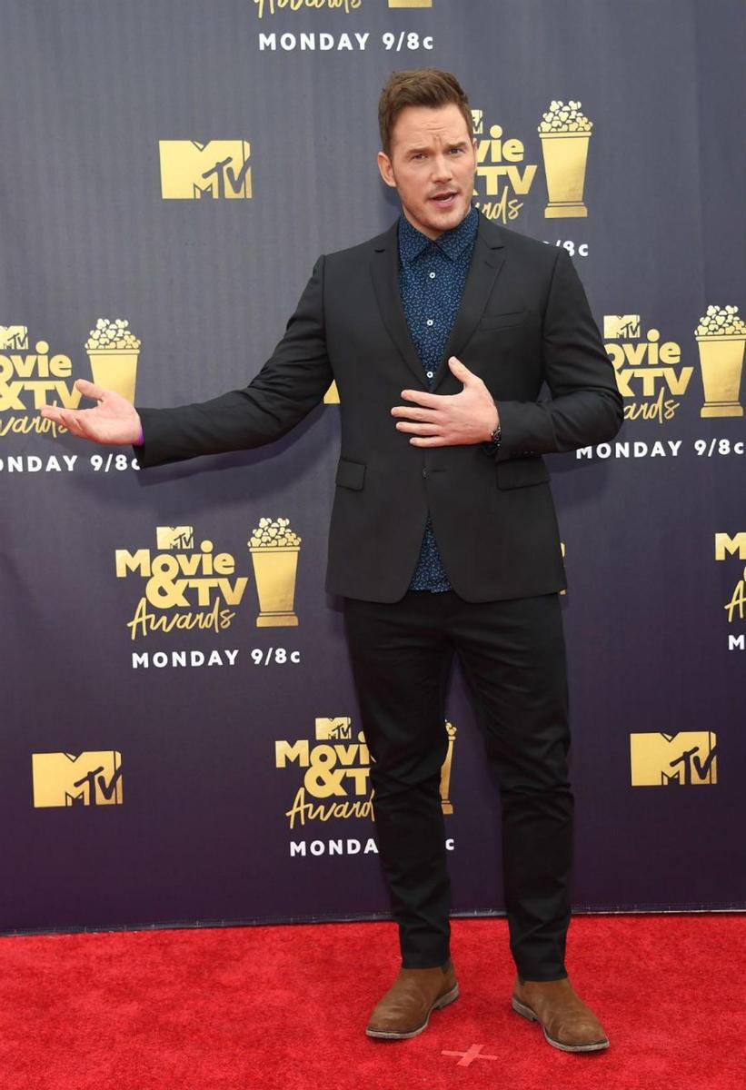 Chris Pratt en los MTV Movie &amp; TV Awards 2018