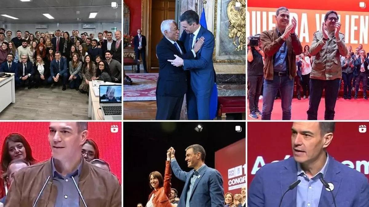 'Feed' del Instagram de Pedro Sánchez.