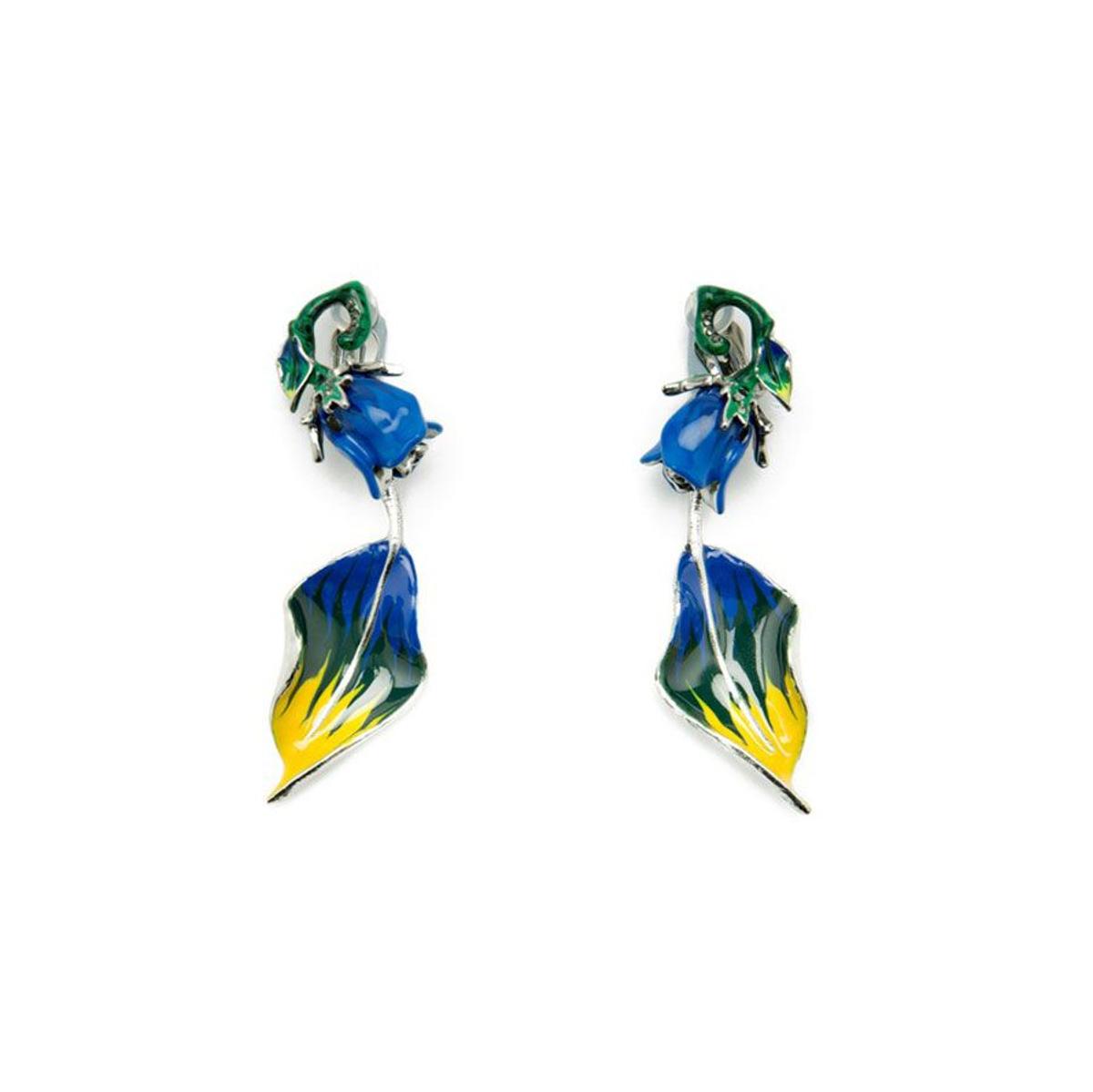 Pendientes azules Bimba&amp;Lola