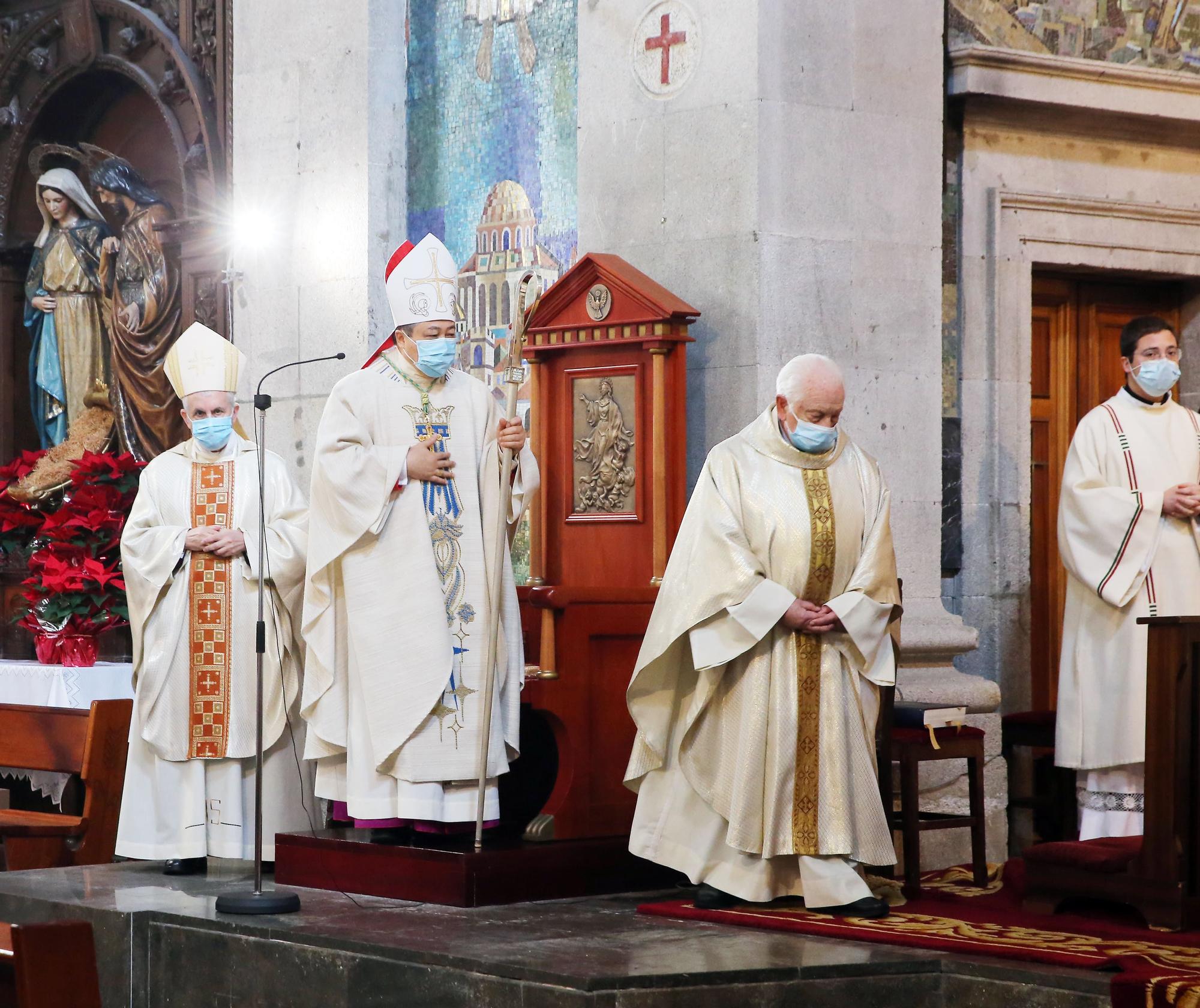 Misa del día de la Inmaculada Concepción en la Colegiata