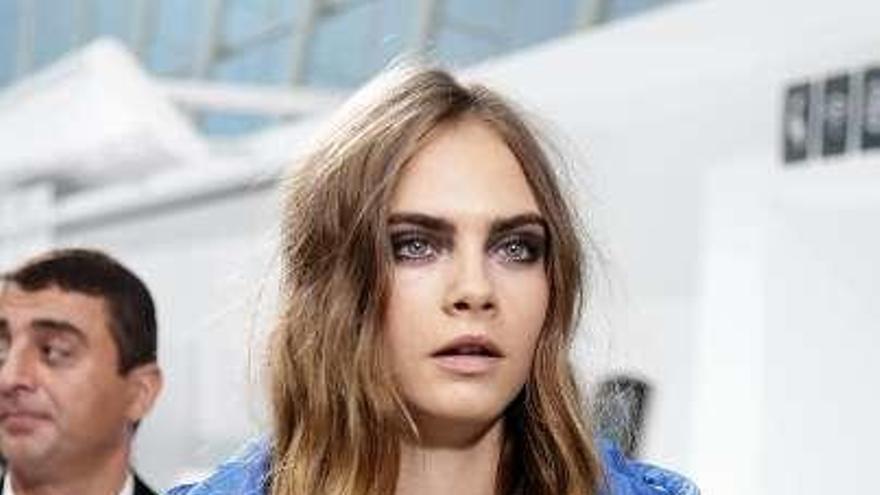 La modelo Cara Delevingne.