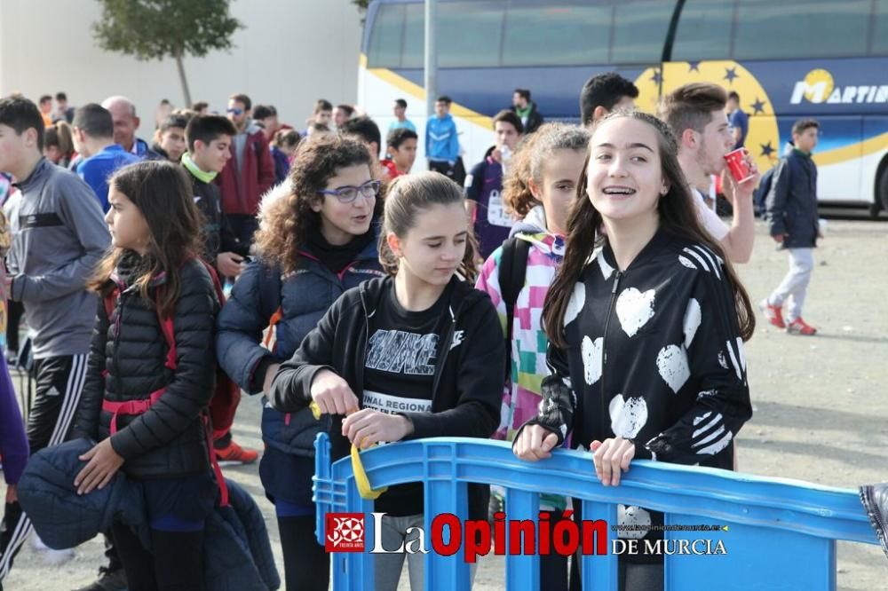 Final Regional de Cross Escolar: entrega de medallas