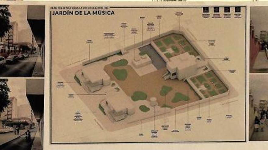 El documento gráfico de la rehabilitación del parque