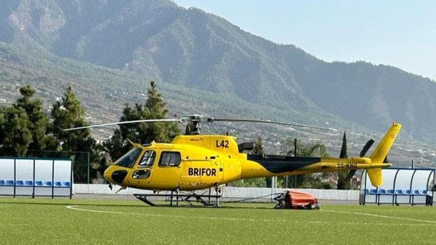 Detenido el supuesto autor de la pedrada que inutilizó uno de los helicópteros de extinción del incendio en Tenerife