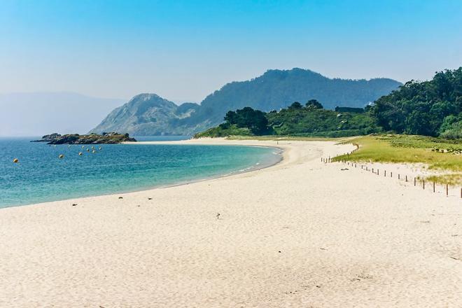 Playa de Rodas, en las islas Cíes (Galicia).