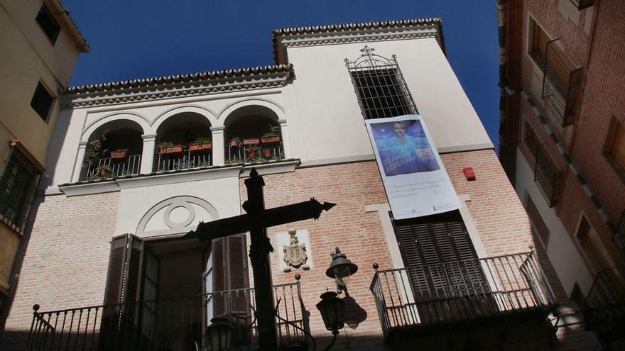 Fachada del centro de la orden de San Juan de Dios, en pleno centro de Málaga.