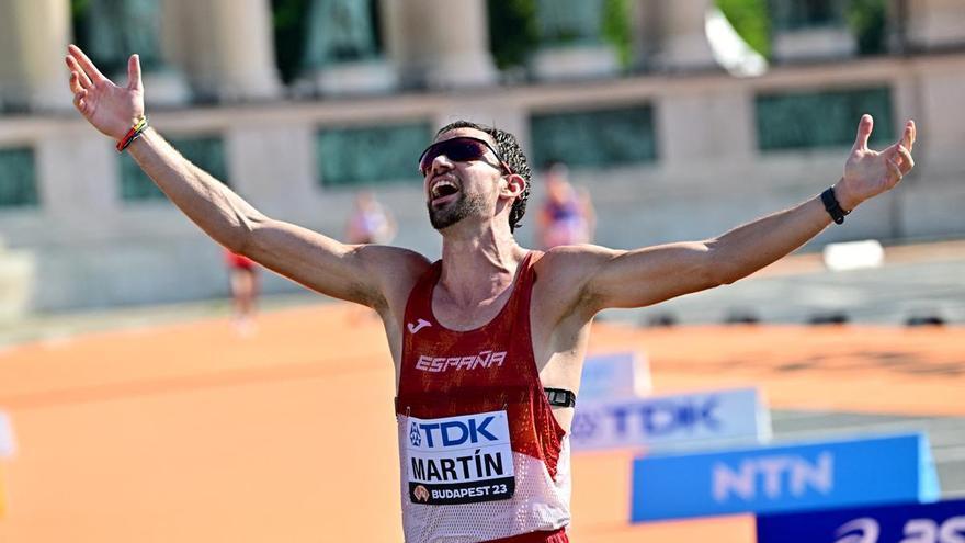 Álvaro Martín, doble campeón del mundo en marcha