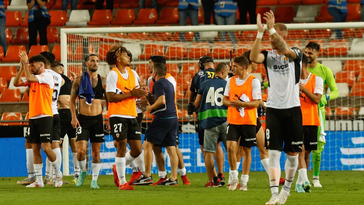 Valencia - Getafe: el estreno de Liga, en imágenes