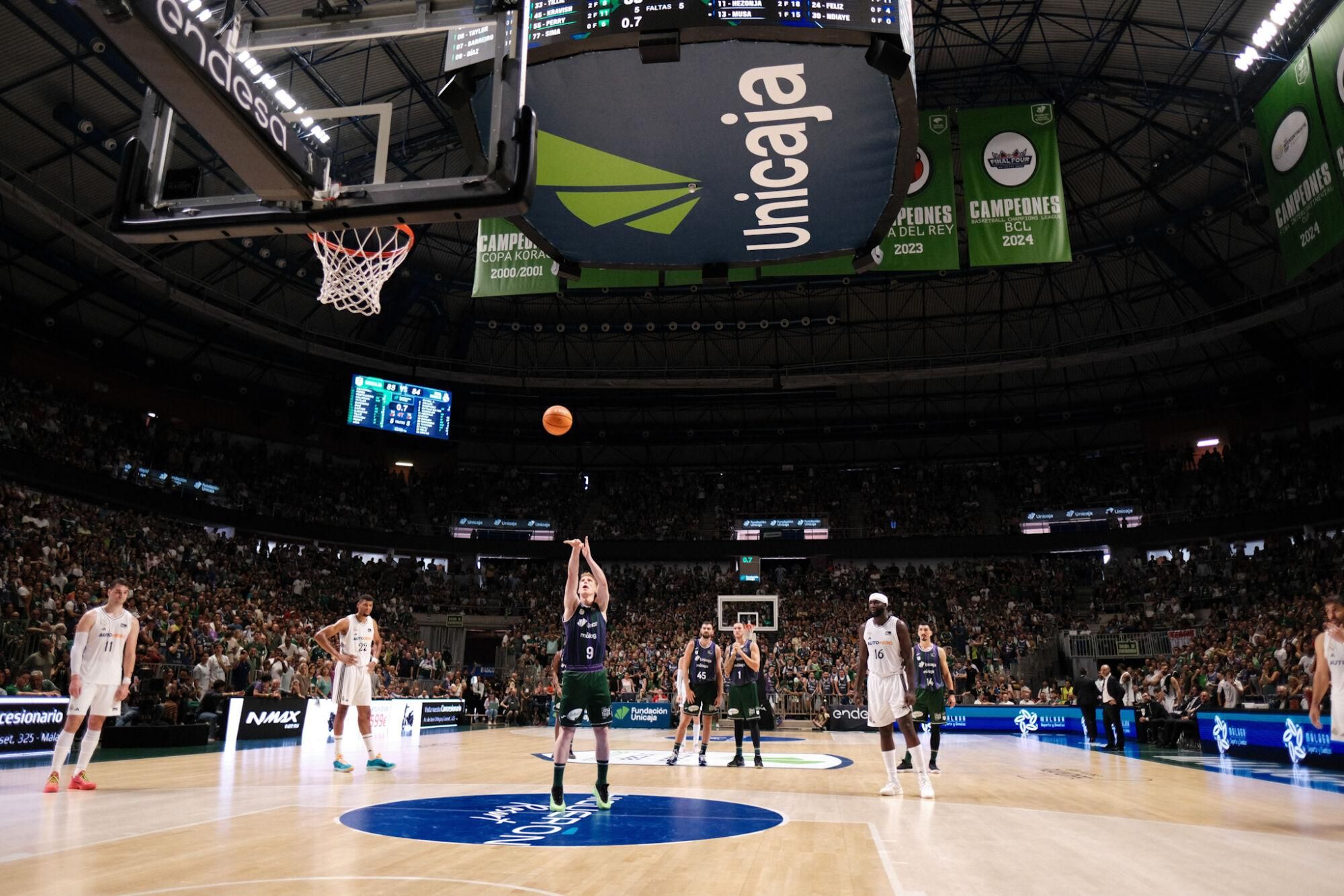 Tercer partido de semifinales de la ACB: Unicaja-Real Madrid