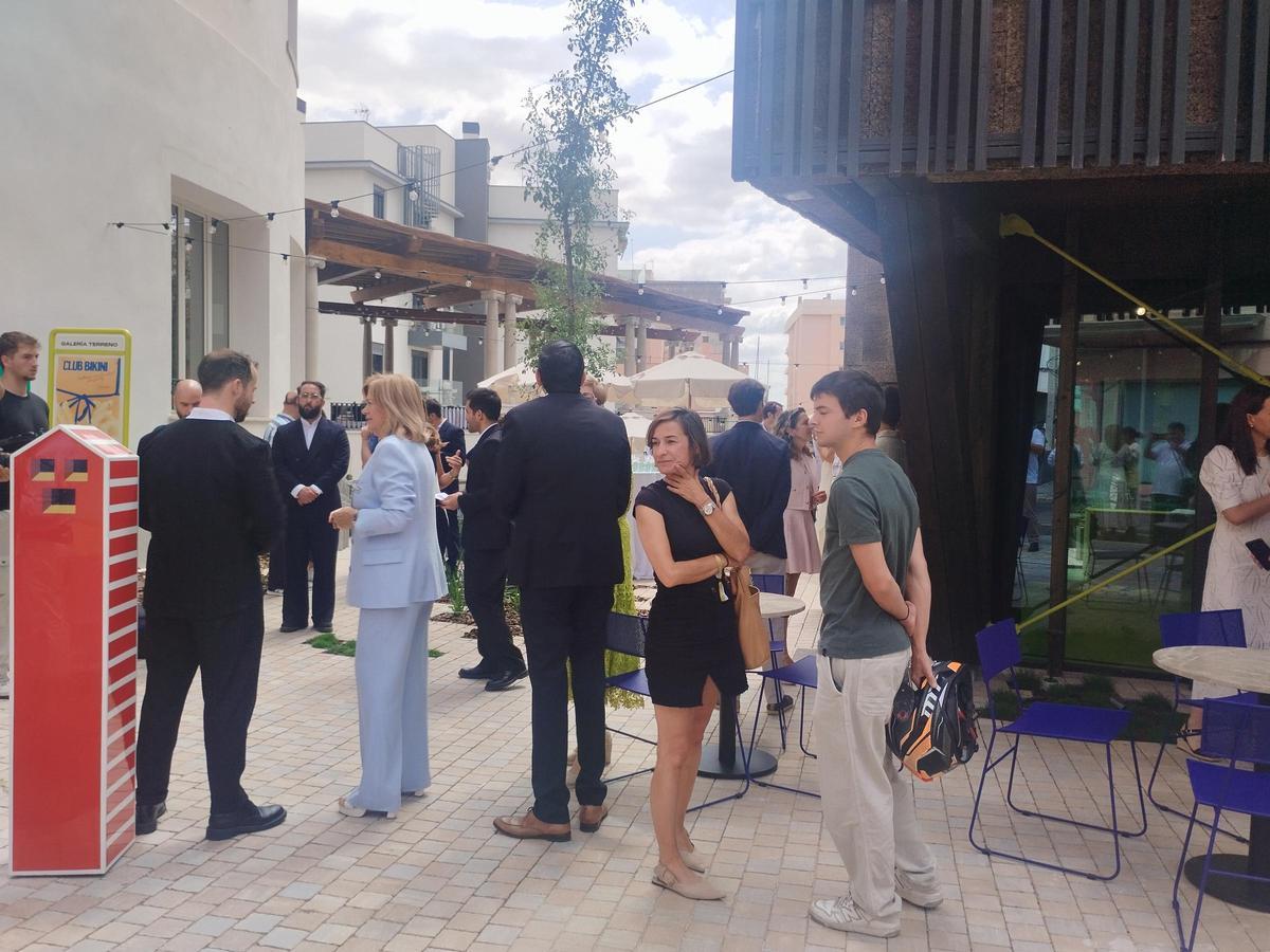 Imágenes de la inauguración del Terreno Barrio Hotel, en Palma