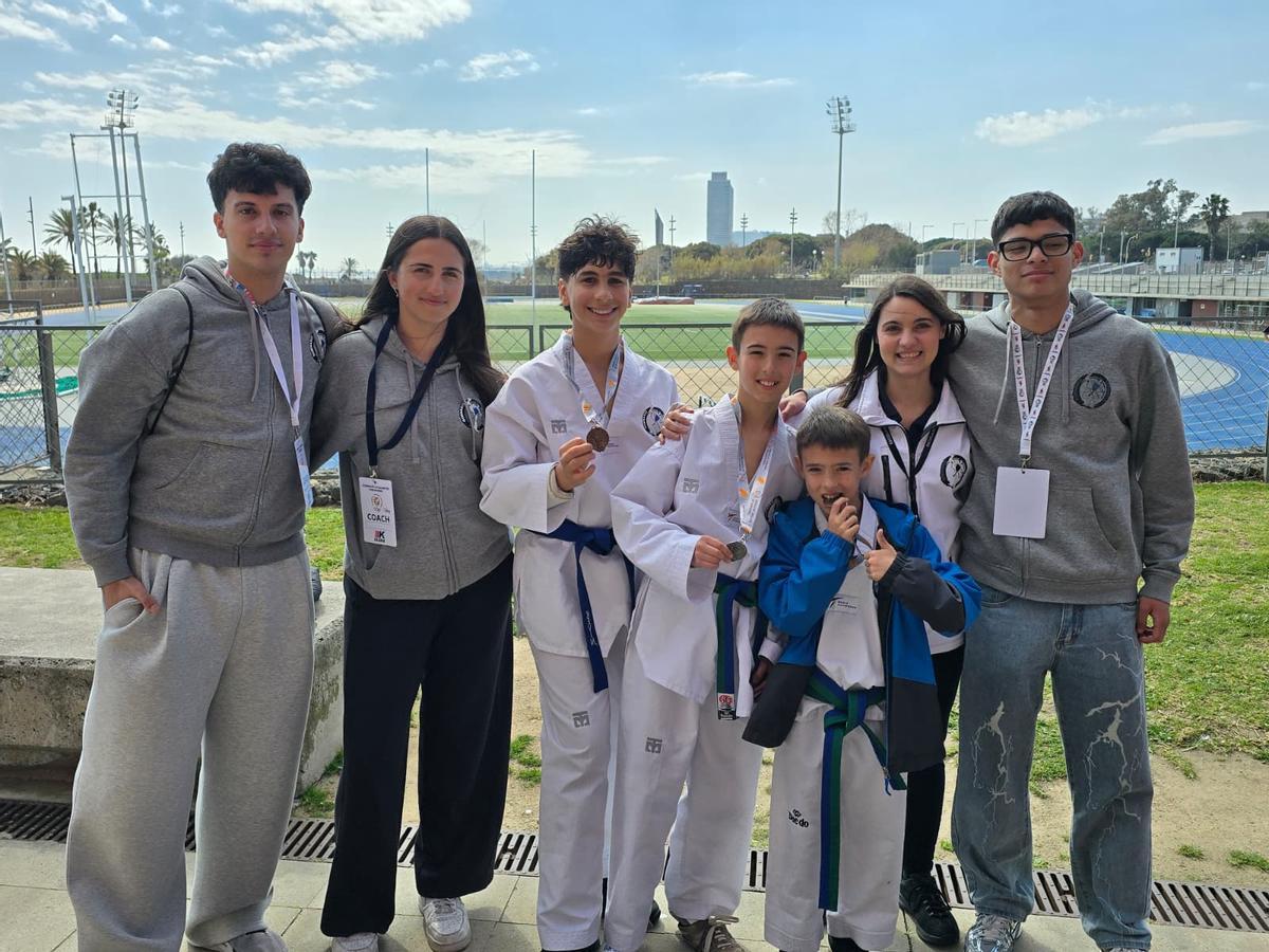 L'equip de competició de combat va obtenir tres medalles en el Campionat de Catalunya Infantil de Combat