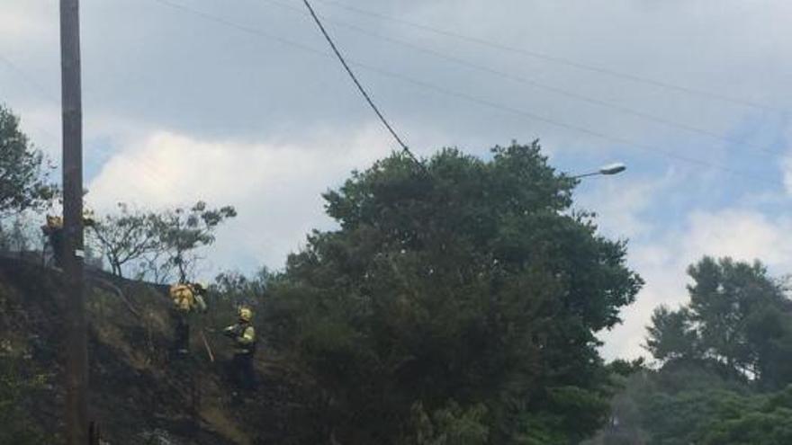 Incendi a la zona est de la ciutat de Girona